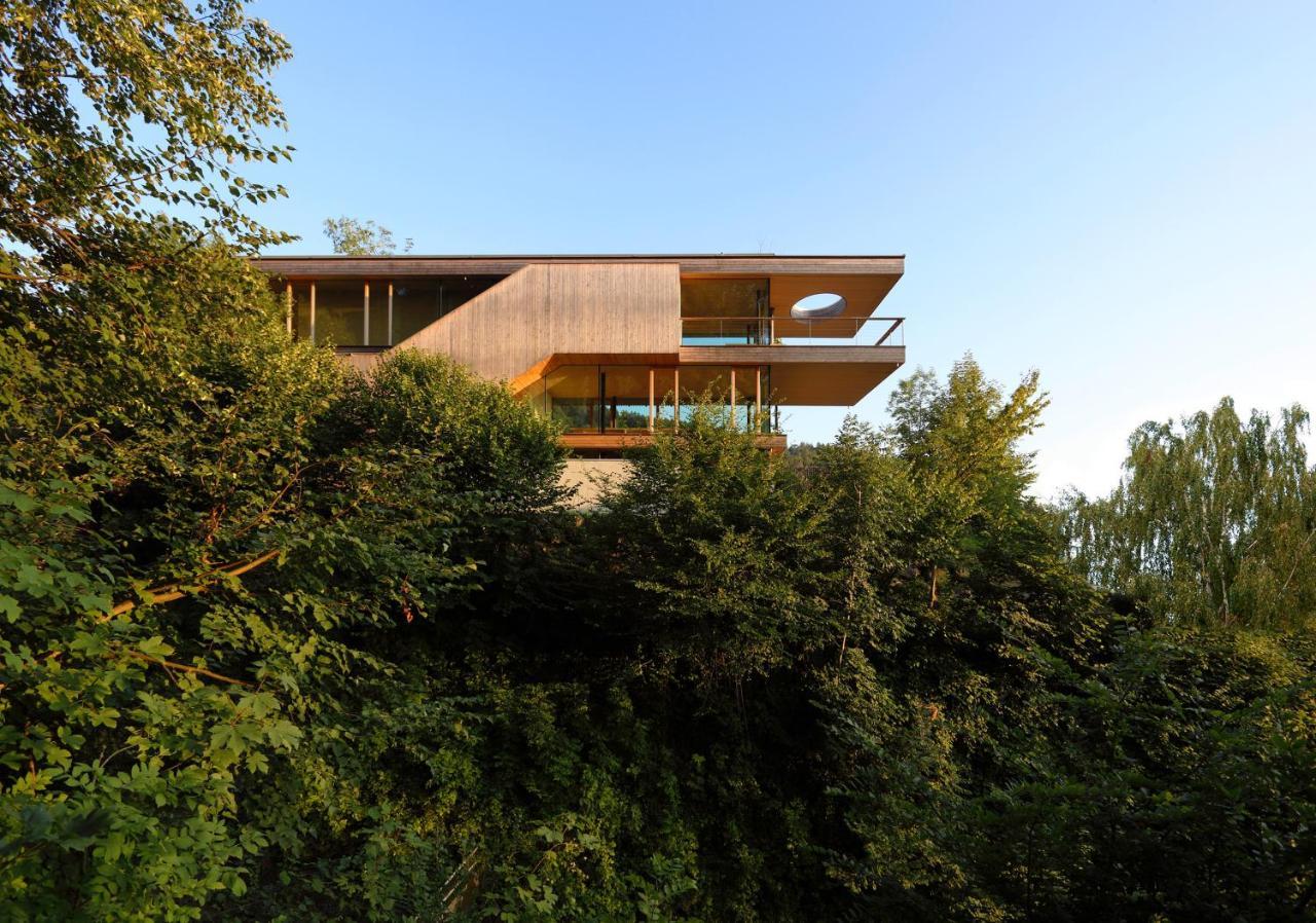 Haus Am Felsen, Ferien In Vorarlberger Architektur Apartment เบรเกนซ์ ภายนอก รูปภาพ